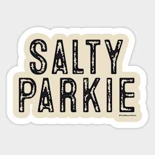 Salty Parkie Sticker